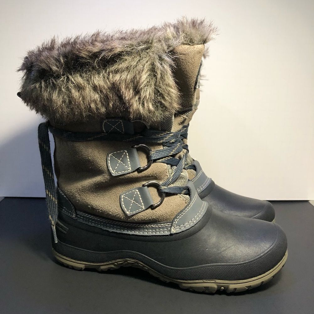 Womens KHOMBU Slope Faux Fur Winter Boots / Size 7